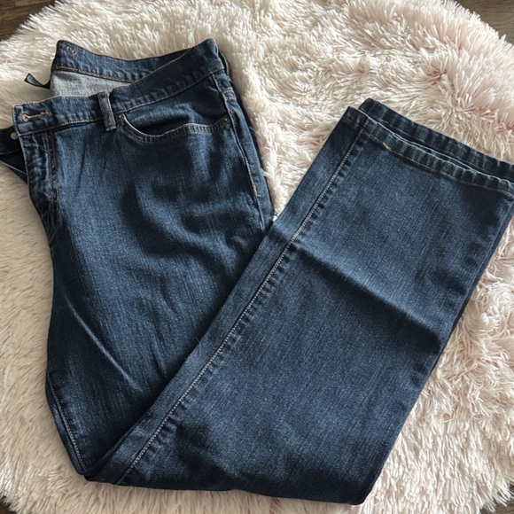 Lauren Ralph Lauren Denim - Lauren Ralph Lauren Dark Blue Straight Leg Jeans